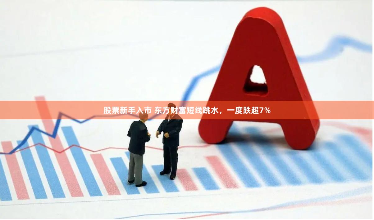 股票新手入市 东方财富短线跳水，一度跌超7%