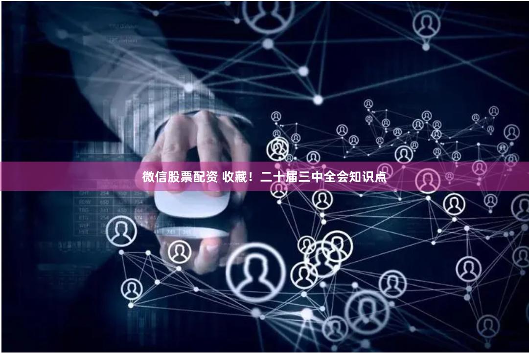 微信股票配资 收藏！二十届三中全会知识点