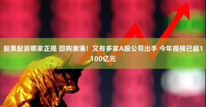 股票配资哪家正规 回购潮涌！又有多家A股公司出手 今年规模已超1100亿元
