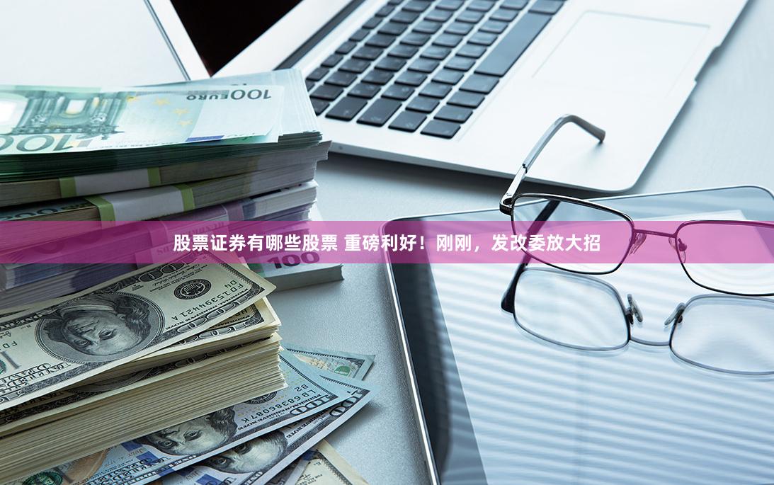 股票证券有哪些股票 重磅利好！刚刚，发改委放大招